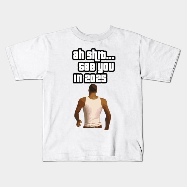 GTA VI Kids T-Shirt by rysiupol